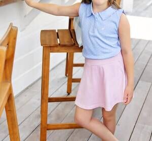 NEW BEAUFORT BONNET searcy knit skort in palm beach pink